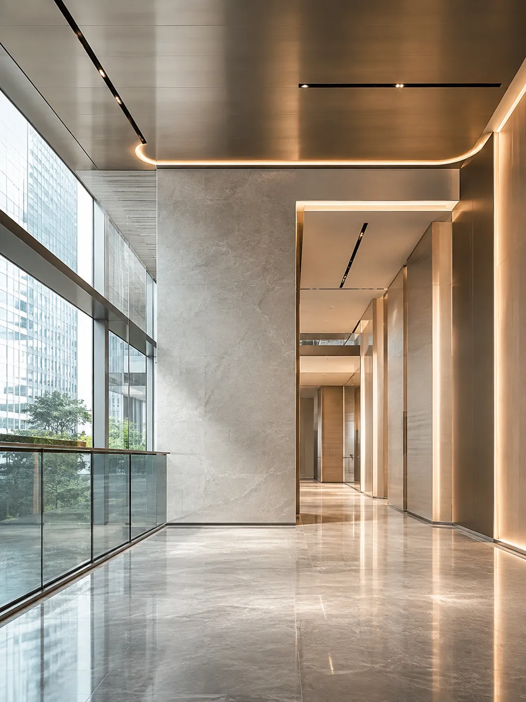 Dragon ceiling and lighting installation