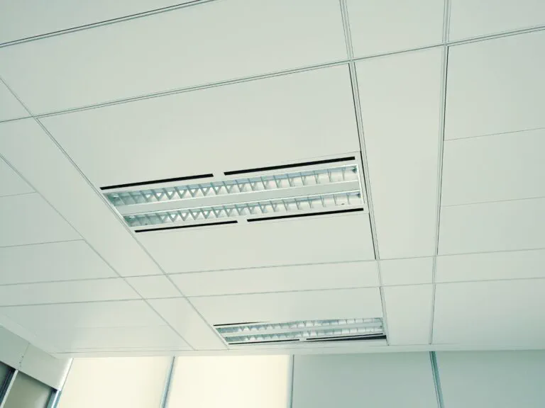 Tartan grid ceiling